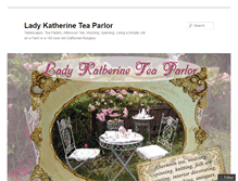 Tablet Screenshot of ladykatherineteaparlor.com